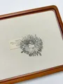 Silver sunburst brooch with crystal rhinestones in an irregular geometric design - 66 Silver Rhinestone Firework Shape (XZ0143) / Silver