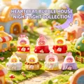 Bubble House mini night light figurine variant in colorful fairy tale miniature town - Heart Bubble House Series-1 Random Piece
