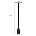 Matte black T-bar earring display stand with height 28cm and width 6cm measurements - Large Teardrop / 6*28cm / Black