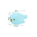Cute light blue sea animal squeeze toy for kids, dimensions 8cm by 4cm by 6.5cm - Sea Lion Shape