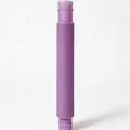 Purple 19mm pop tube sensory toy for stress relief with extendable flexible structure - 19mmx140mm / Rainbow Purple