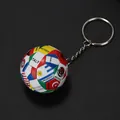 Portachiavi mini pallone da calcio con bandiere internazionali di Italia e Messico - 3.5cm / Bandiere Internazionali