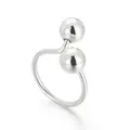 Size 8 / Polished Silver Double Bead Style (KR106014-Z)