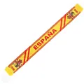 Spanish national team football fan scarf in bright yellow with tassels and España text - 135cm / Spain Style