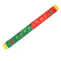 Portugal satin football fan scarf in red and green with yellow tassels for 2026 World Cup - 135cm / Portugal Style 02
