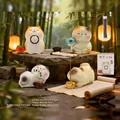 Set of four cute Zen cat resin incense burners in cartoon Buddha style with gift box - Zen Style Cat Ornaments Set (1188-55)