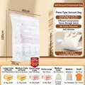 Vacuum storage bags sizing chart for various clothes and heavy blankets organization - 80*100*38cm (Extra Large 3D)