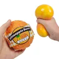 Realistic orange pineapple bun squishy toy made of soft TPR slow rebound material - Pineapple Bun