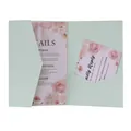 Detail of mint green wedding invitation set with elegant floral patterns and cards - Mint Green