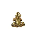 Statuina di rana in rame in miniatura per decorazione di acquari e bonsai - Piccola Rana Saltatrice