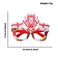 England flag novelty party glasses with red and white lion crown for football fans - England Style