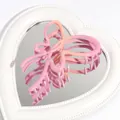 Pince à cheveux élégante avec dégradé rose et orange et design en forme de serpent chic - Rose Clair Dégradé