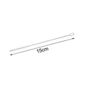 Nylon bristle cleaning brush for stainless steel straws with 15cm length and hook - Short Straw Brush / 15CM