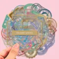 Transparente Vintage PET-Poststempel-Aufkleber für Scrapbooking und Dekoration - Vintage Reise-Poststempel