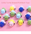 Lot de petites voitures tortue à friction aux couleurs macaron pour enfants - Style Petite Tortue