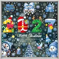 2027 Christmas window decals with creative Santa bells and Merry Christmas stickers - 【5 Styles Combination】BQ528+532+(535-537)