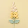 Handmade crochet hyacinth flower in yellow and cream white for home gifts - Lilac / Gradient Yellow