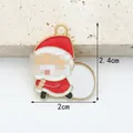 Weihnachtsmann Anhänger aus Legierung für DIY Schmuckherstellung Größe 2,4cm - 13# Klassischer Weihnachtsmann