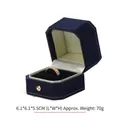 Dark Blue Ring Box (Lid & Base)