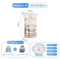 50x70x30cm vacuum storage bag for 9 down jackets or 40 shirts with no-pump valve - 50*70*30cm (Medium 3D)