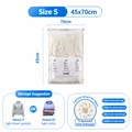 Small 45x70cm vacuum storage bag for 3 down jackets or 20 shirts with quick air valve - 45*70cm (Small)
