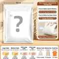 Size chart for vacuum storage bags showing dimensions and clothes capacity guide - 45*70cm (Small)