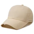 Beige quick-dry golf cap with laser-cut ventilation holes and GLWR GOLF side logo - Adjustable / Beige