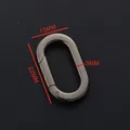 Chiusura a cuore canna di fucile 22mm per gioielli fai da te in acciaio inox - Forma a U / Grande / Canna di fucile