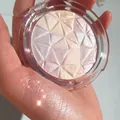 Multi-colored geometric highligher palette with shimmer finish for glowing skin - 1# Lavender