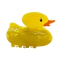 Cute yellow duck hair claw clip with marble texture and nonslip grip for women - Large Style (7.7cm) / Yellow