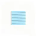 Light blue square sticky notes with black horizontal lines for neat writing and notes - Light Ice Blue