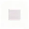 Morandi light pink lined transparent sticky notes for student note-taking and indexing - Sakura Pink