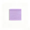 Square lavender purple sticky notes with horizontal black lines on white background - Lavender