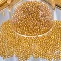 Iridescent golden 2/3mm glass seed beads for DIY jewelry and bracelet making - Iridescent Brown 162B