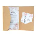 Elegant kraft paper wedding invitation set with floral inserts and pocket folder - Kraft Paper
