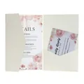Elegant beige pocket wedding invitation set with pink floral cards and bow detail - Ivory