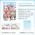 3D romantic wedding scenery stickers set with PET material and scene cards for DIY - Singing and Dreaming / Matte PET
