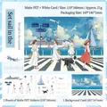 Summer travel 3D stickers with PET decals and background card for DIY scrapbooking - Summer Departure / Matte PET