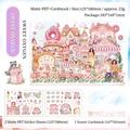 Sweet Oxygen 3D scene stickers with PET material and white cardstock for DIY crafting - Sweet Oxygen / Matte PET