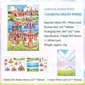 Asakusa Ginfu themed stickers with scenic cards and PET circus forest patterns - Wind in Shallow Grass / Matte PET
