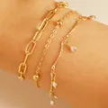 Gold - Pink Ore Pendant Style