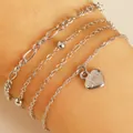 Silver - Letter Engraving Heart Style