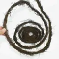 Detalle de ramas de vid natural seca para coronas de bricolaje y decoración de bodas - Estilo de vid Hama