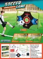 Detailoverzicht van draagbare voetbaldoelset met trainingskegels, net en pomp - 3-in-1 Groen Voetbaldoel Wit Net Set (366-18A)