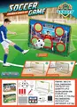 Detail view of 3-in-1 foldable kids soccer goal set with net, target, and training cones - 3-in-1 Green Soccer Goal White Net Set (366-21A)