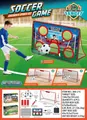 Detailed parts list of the 3-in-1 children soccer goal set with training cones - 3-in-1 Red Soccer Goal White Net Set (366-21C)