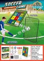 Close-up of 2-in-1 portable soccer goal set with training cones and accessories - Soccer Fabric Target Set (366-22B)