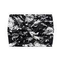 Bandeau croisé de yoga avec motif floral noir et blanc pour sport et quotidien - Motif Floral Noir et Blanc (15#)