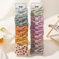 Lot de 10 barrettes à cheveux mignonnes à carreaux et pois pour filles sur cartes - Carreaux Roses