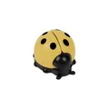 Creative yellow ladybug catnip toy with black spots and durable plastic finish - Ladybug (Black and Yellow)